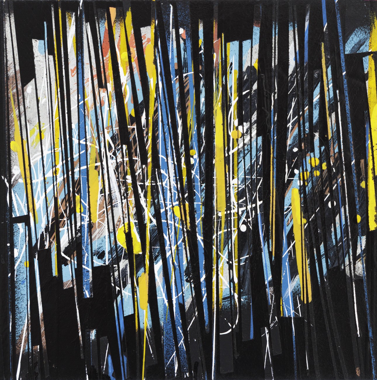 Dominique Vial, Fréquences rythmées. 2023-11 - Série Abstraction dynamique Dominique Vial, Fréquences rythmées. 2023-11 - Série Abstraction dynamique