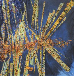 Pintura, Faisceau lumineux. 2025-03 - Série Abstraction dynamique, Dominique Vial