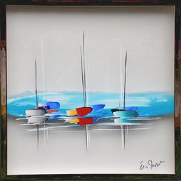 Peinture, Blue paradise, Eric Munsch