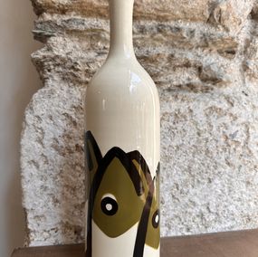 Design, Bouteille noir vert olive Poisson, Valérie Le Roux