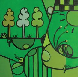 Gemälde, Greenwash, Ghazi Baker