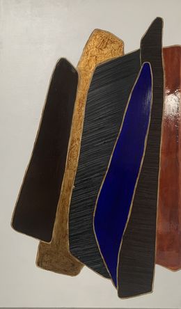 Gemälde, Equilible Bleu 2531, Kardesch