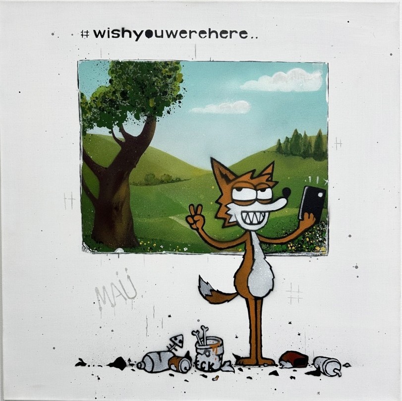 Mau Mau, #wishyouwerehere.. (white) Mau Mau, #wishyouwerehere.. (white)