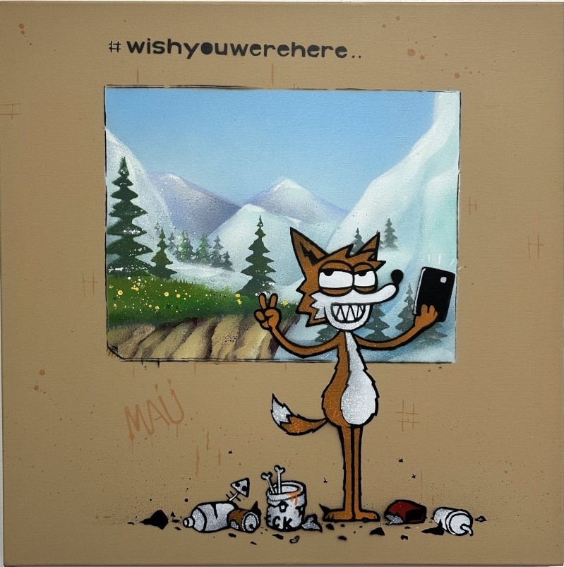 Mau Mau, #wishyouwerehere.. (beige) Mau Mau, #wishyouwerehere.. (beige)