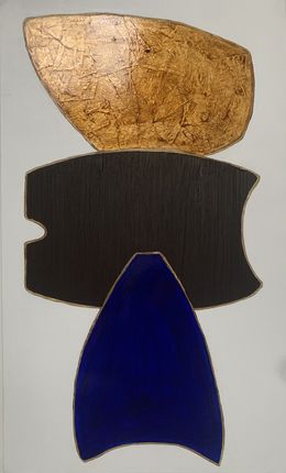 Gemälde, Equilibre bleu Nr 2532, Kardesch