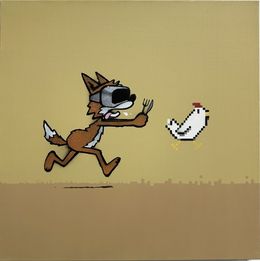 Peinture, Chicken in the Matrix (sand), Mau Mau