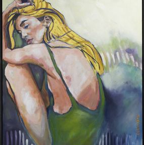 Peinture, Justine - Portrait de femme, Géraldine Bard de l'Image écrite