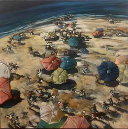 Peinture, Le murmure des bains, Clothilde Lasserre
