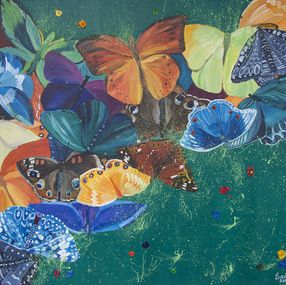 Painting, Colorful butterfly, Svetlana Saratova