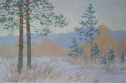 Gemälde, Snowing, Valery Savenets