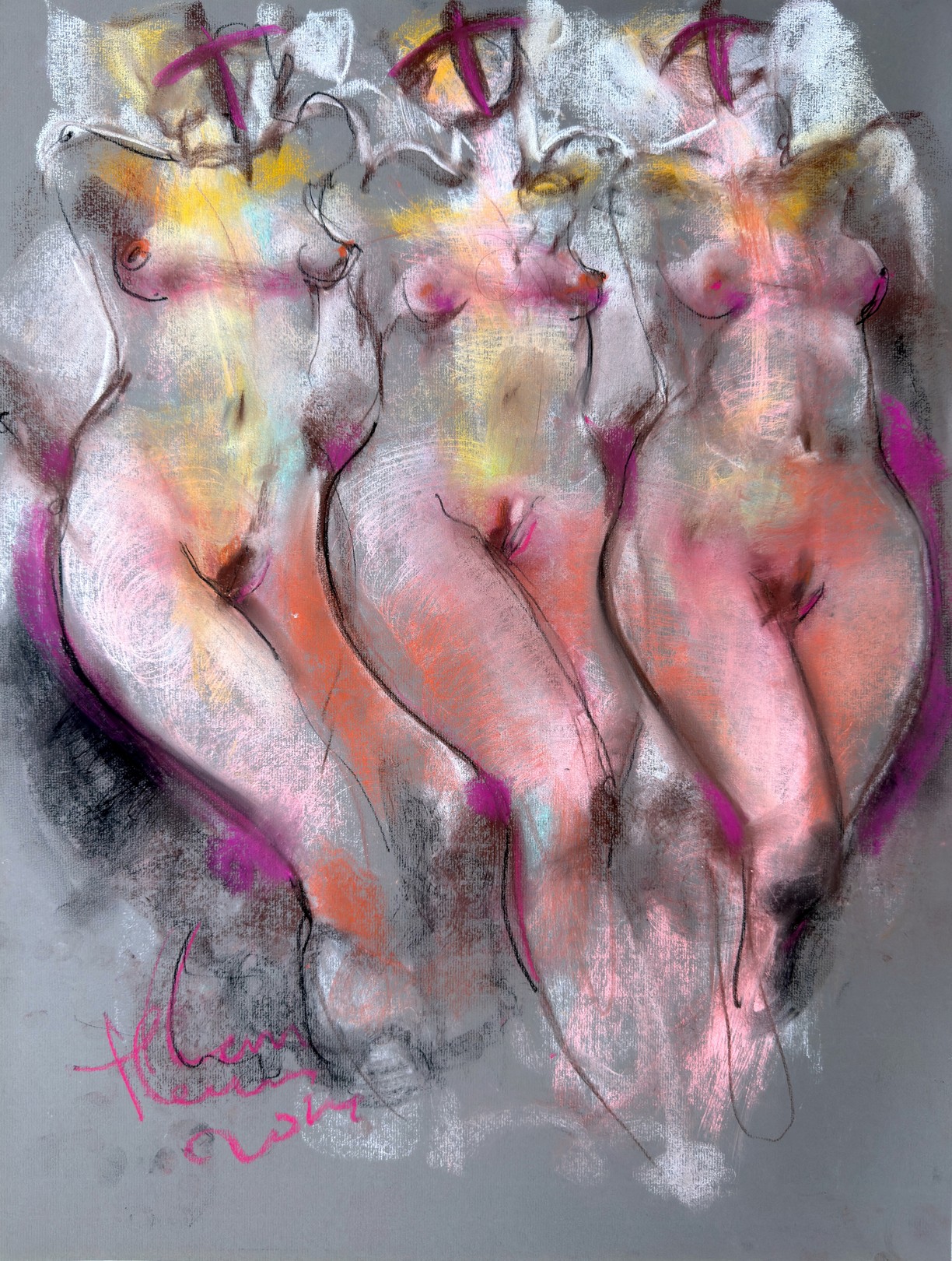 Ivan Tverdun, Pastel Nudes IV Ivan Tverdun, Pastel Nudes IV