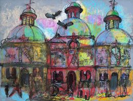 Dibujo, Pastel Cityscape I, Ivan Tverdun