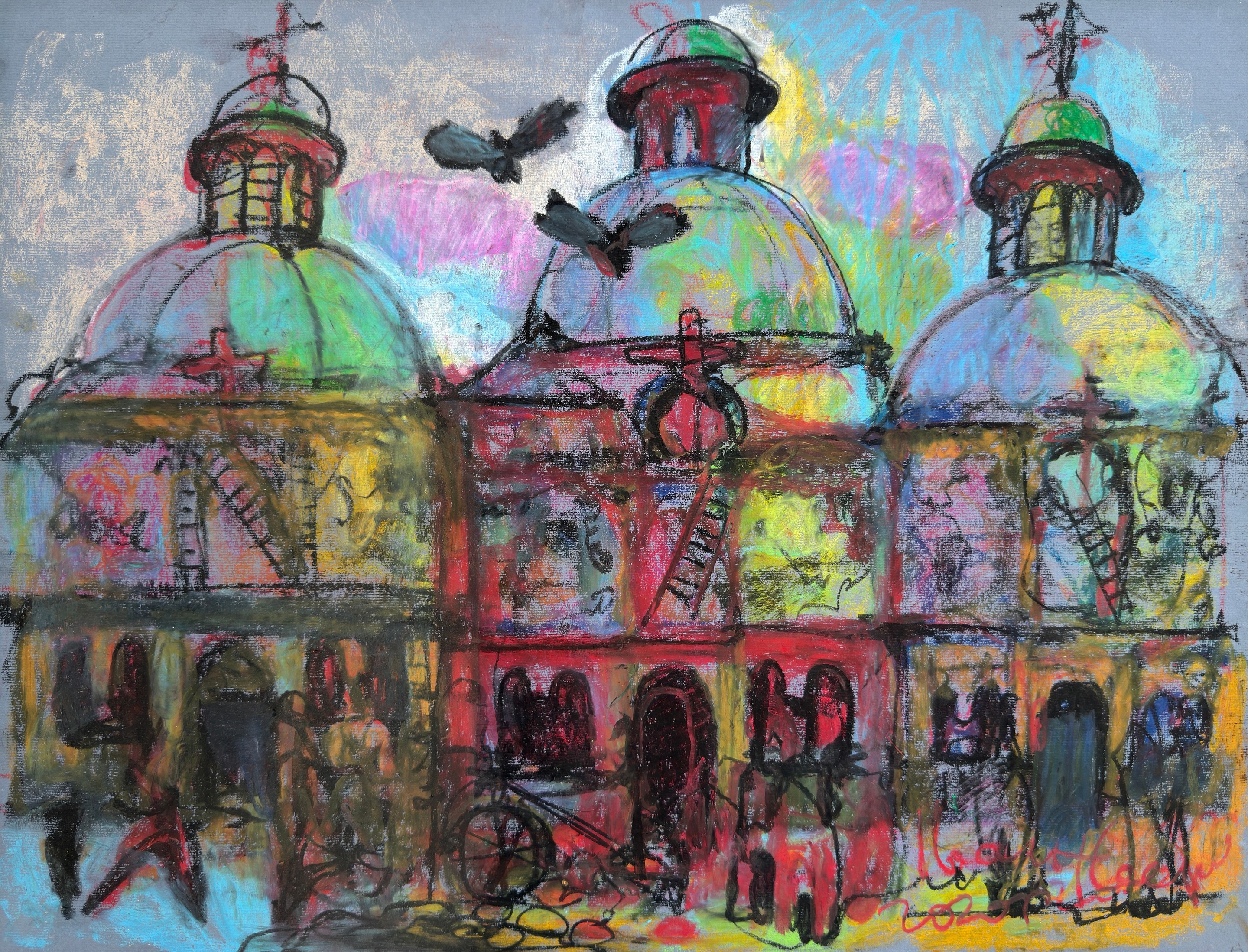 Ivan Tverdun, Pastel Cityscape I Ivan Tverdun, Pastel Cityscape I