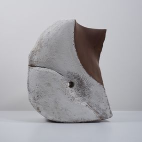 Skulpturen, Embracing Wood No.1 - Rocking Abstract Wood Sculpture, Mike Sasaki
