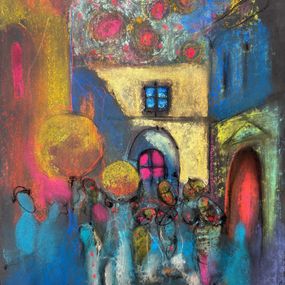 Dibujo, Pastel Cityscape III, Ivan Tverdun
