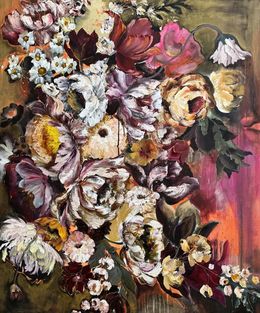 Gemälde, Flowers in the Air, Oksana Petrova