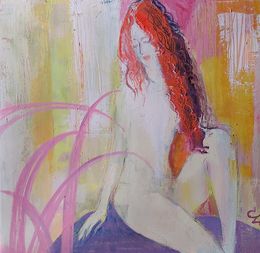 Gemälde, Girl with red hair, Victoria Cozmolici