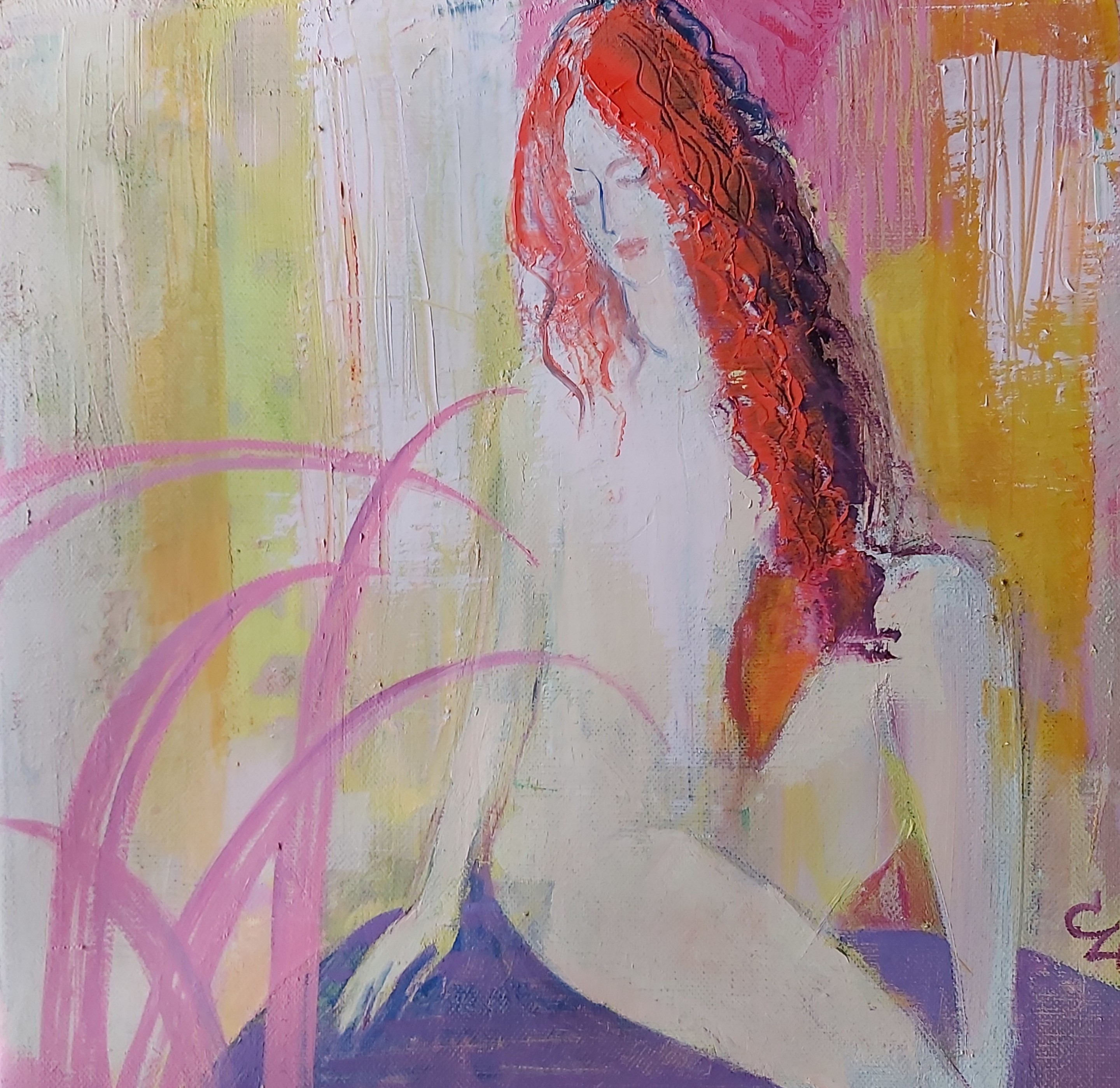 Victoria Cozmolici, Girl with red hair Victoria Cozmolici, Girl with red hair