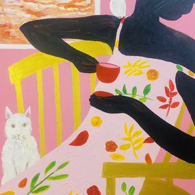 Painting, Meditation, Olajide Kuti