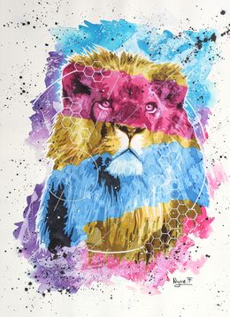 Painting, Lion, Nyne Factory