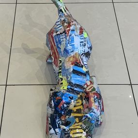 Sculpture, Panthère urbaine Ast Staba, Stéphane Munoz