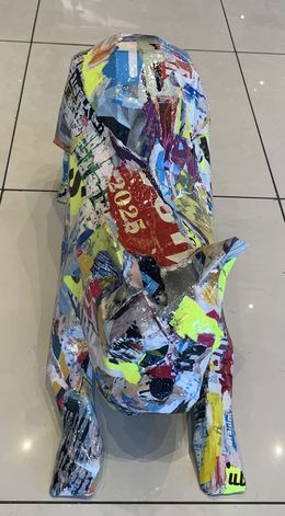 Escultura, Bouledogue Bleu Citron, Stéphane Munoz
