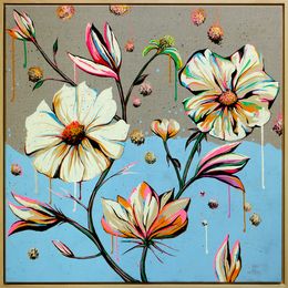 Peinture, Fantasy Flowers Linnen, Ronald Hunter