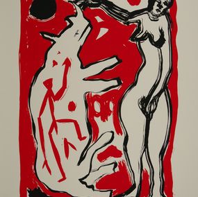 Drucke, Nashorn, A.R. Penck