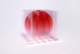 Sculpture, Transparency – red -(UV print: petit), Go Segawa