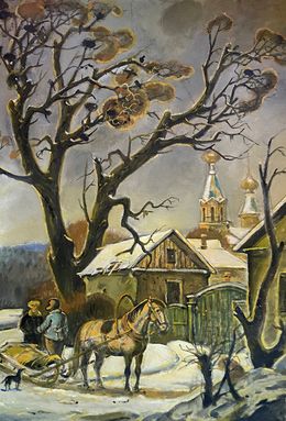 Painting, To Spring, Oleg Litvinov