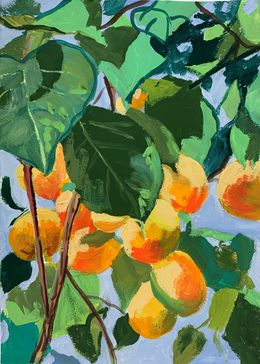 Painting, Apricot garden.1, Schagen Vita