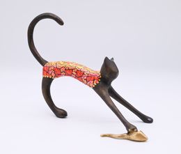 Sculpture, Le chat et la souris, Yannick Le Bloas