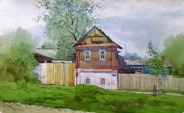 Pintura, Old House in the Village, Valery Savenets