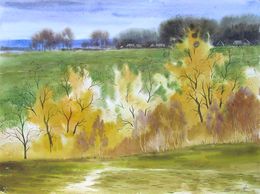 Pintura, Village Life in October, Valery Savenets