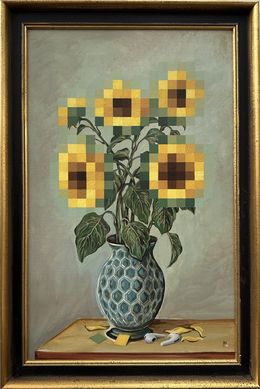 Painting, Sunflower Bouquet, André Schulze