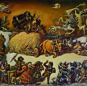 Painting, Gogol’s Madness, Daniil Litvinov