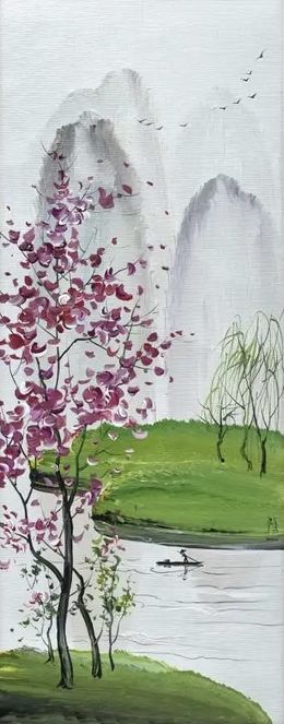 Peinture, Paysage chinois 713, Xiu