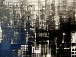 Pintura, Abstract Cityscape 2835-23, Frank De Blok