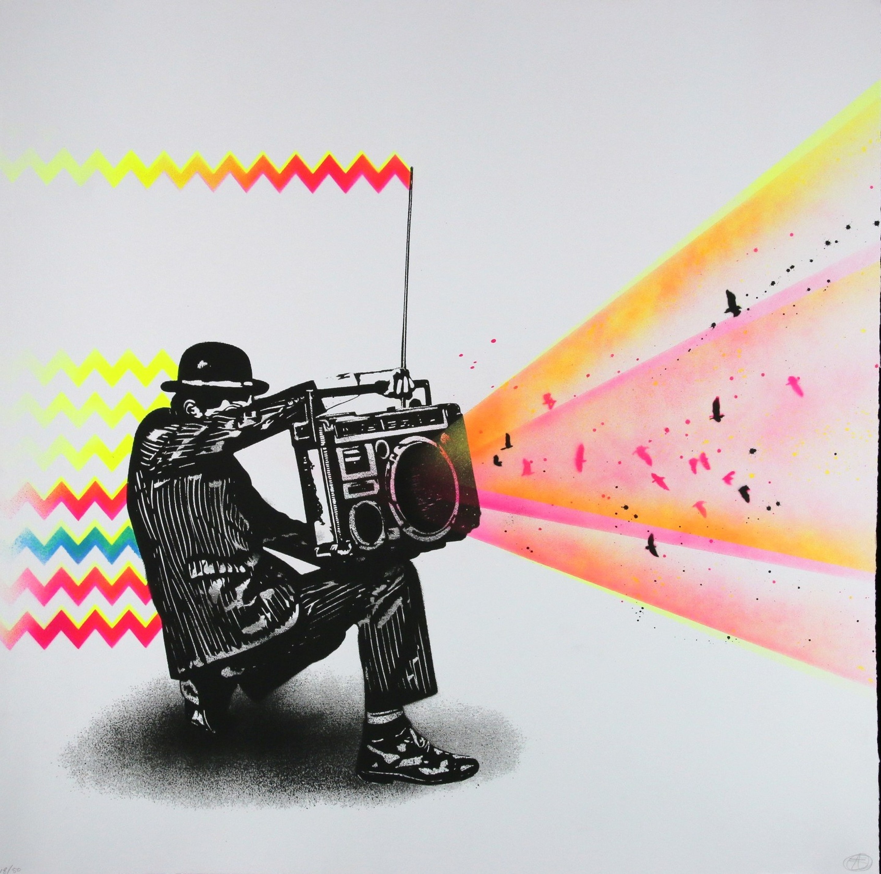 Nick Walker, Boombox Vandal 2 (handfinished) Nick Walker, Boombox Vandal 2 (handfinished)