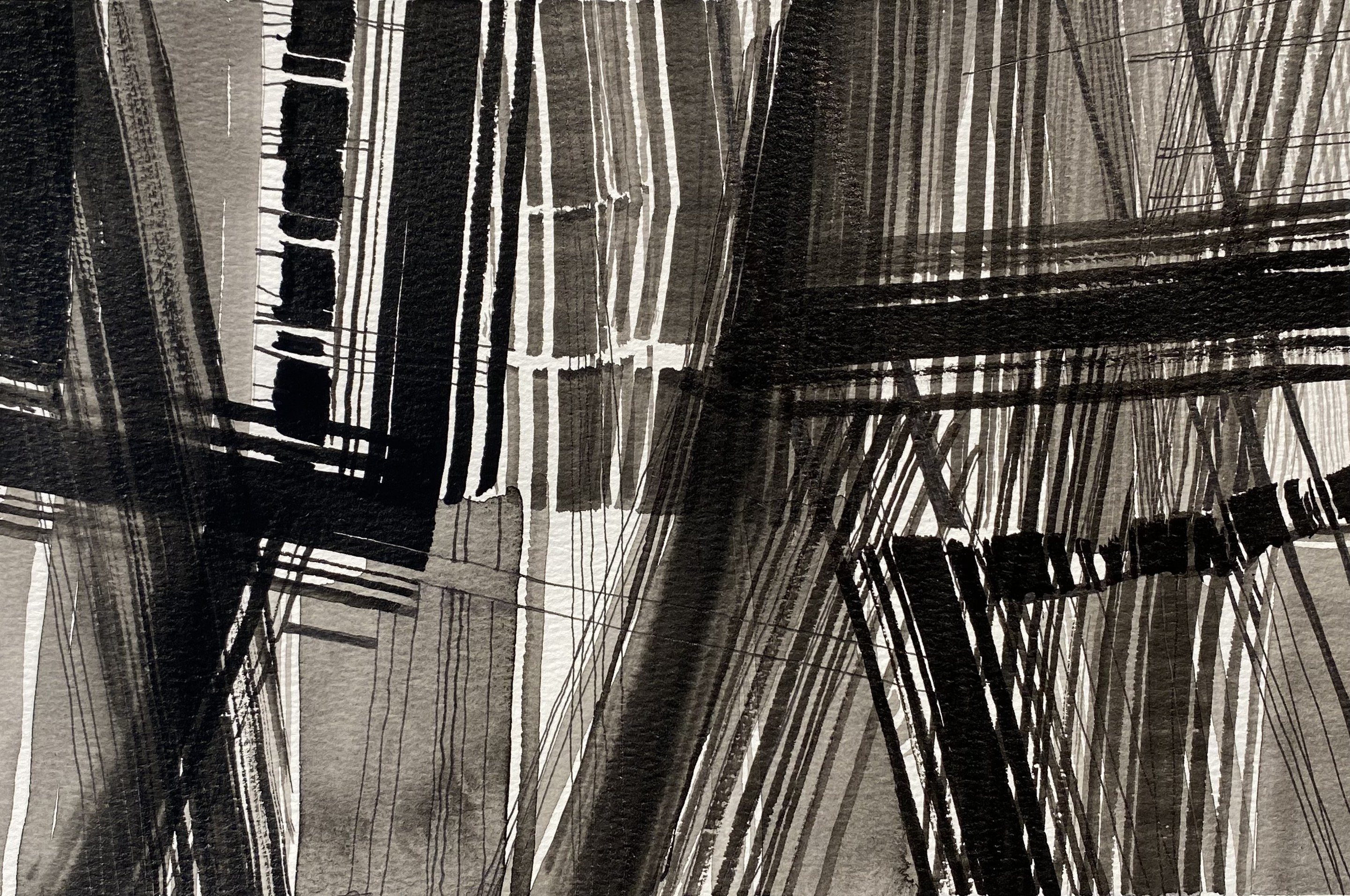 Frank De Blok, Abstract Cityscape A4-12 Frank De Blok, Abstract Cityscape A4-12