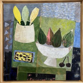 Gemälde, Figues et pain d'épices, Yves Bonhomme