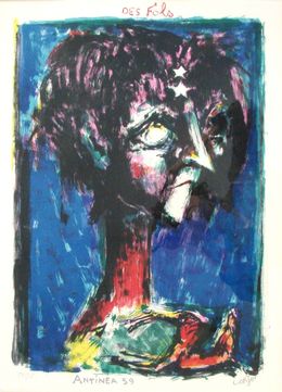 Print, Des Fols, Antinea 59, Bernard Lorjou