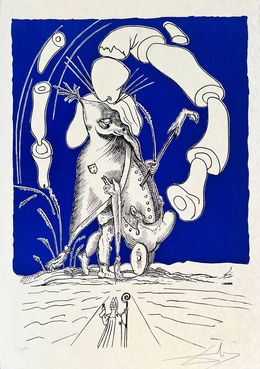Edición, Les Songes Drôlatiques de Pantagruel, Planche XVI, Salvador Dali