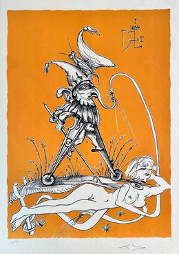 Edición, Les Songes Drôlatiques de Pantagruel, Planche VII, Salvador Dali