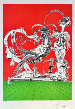 Edición, Les Songes Drôlatiques de Pantagruel, Planche VIII, Salvador Dali