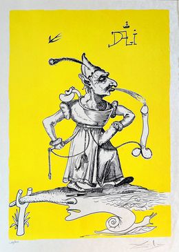 Edición, Les Songes Drôlatiques de Pantagruel, Planche X, Salvador Dali