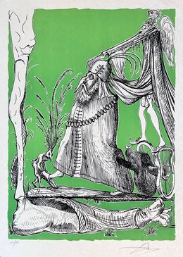 Edición, Les Songes Drôlatiques de Pantagruel, Planche XI, Salvador Dali