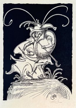 Edición, Les Songes Drôlatiques de Pantagruel, Planche XIX, Salvador Dali