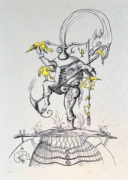 Edición, Les Songes Drôlatiques de Pantagruel, Planche XX, Salvador Dali