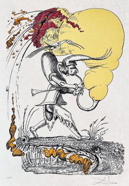 Edición, Les Songes Drôlatiques de Pantagruel, Planche XXII, Salvador Dali